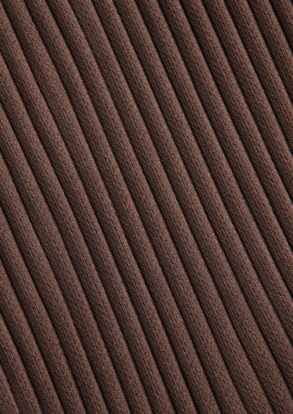 COFFEE PLEATED SUMMER SET